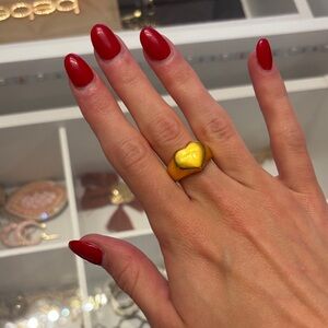 Gold Heart Ring